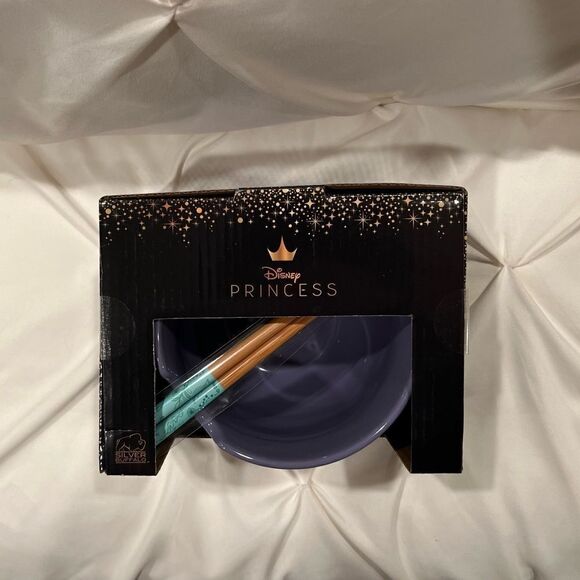 Disney The Little Mermaid Princess Ariel on a Rock in Moonlight Ramen Bowl NIP - Picture 7 of 7